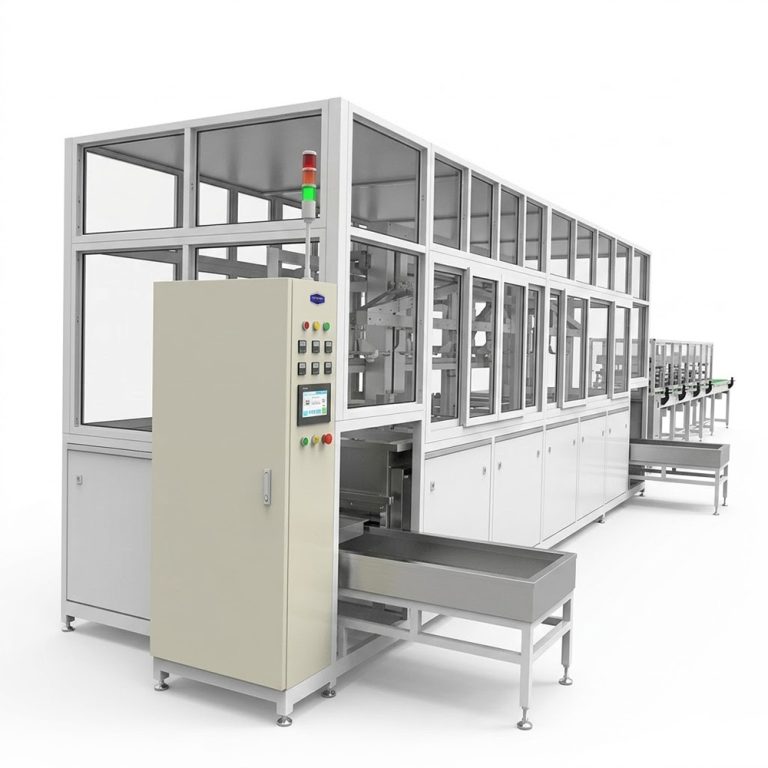 Dây chuyền rửa siêu âm và sấy khô tự động khép kín 
